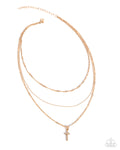Divine Dedication - Gold - Paparazzi Accessories