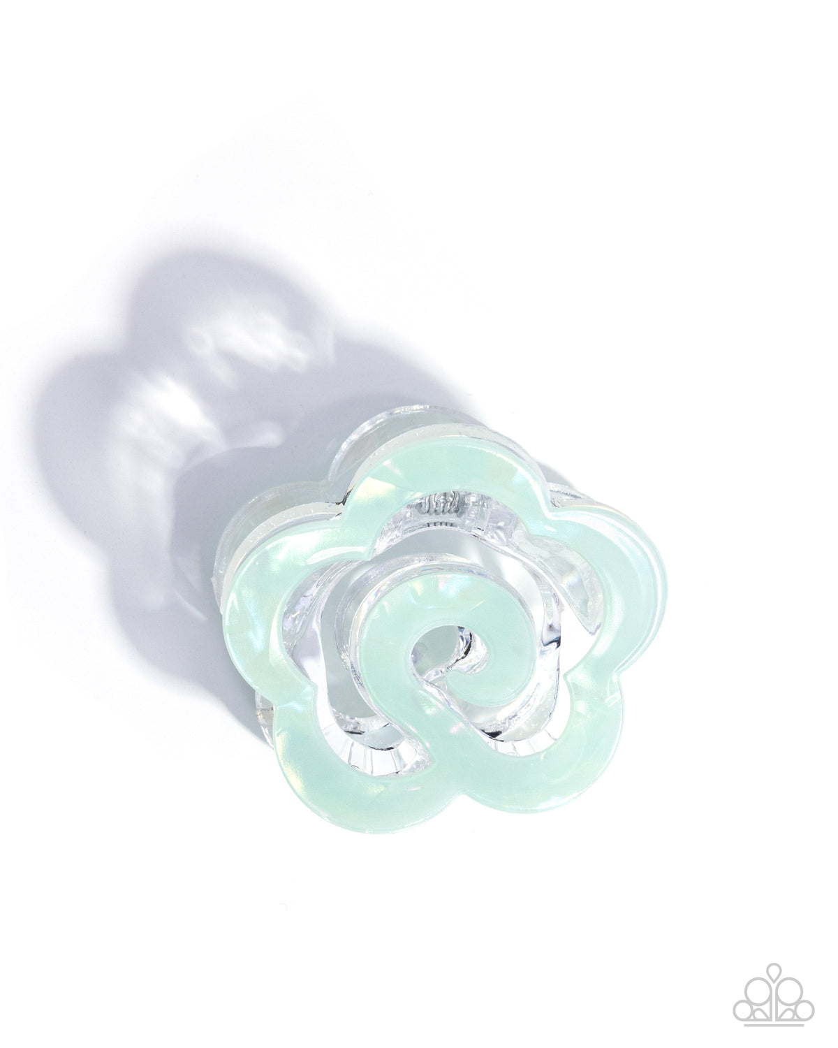 Paparazzi - Blooming Bureau - Green - Hair Claw Clip