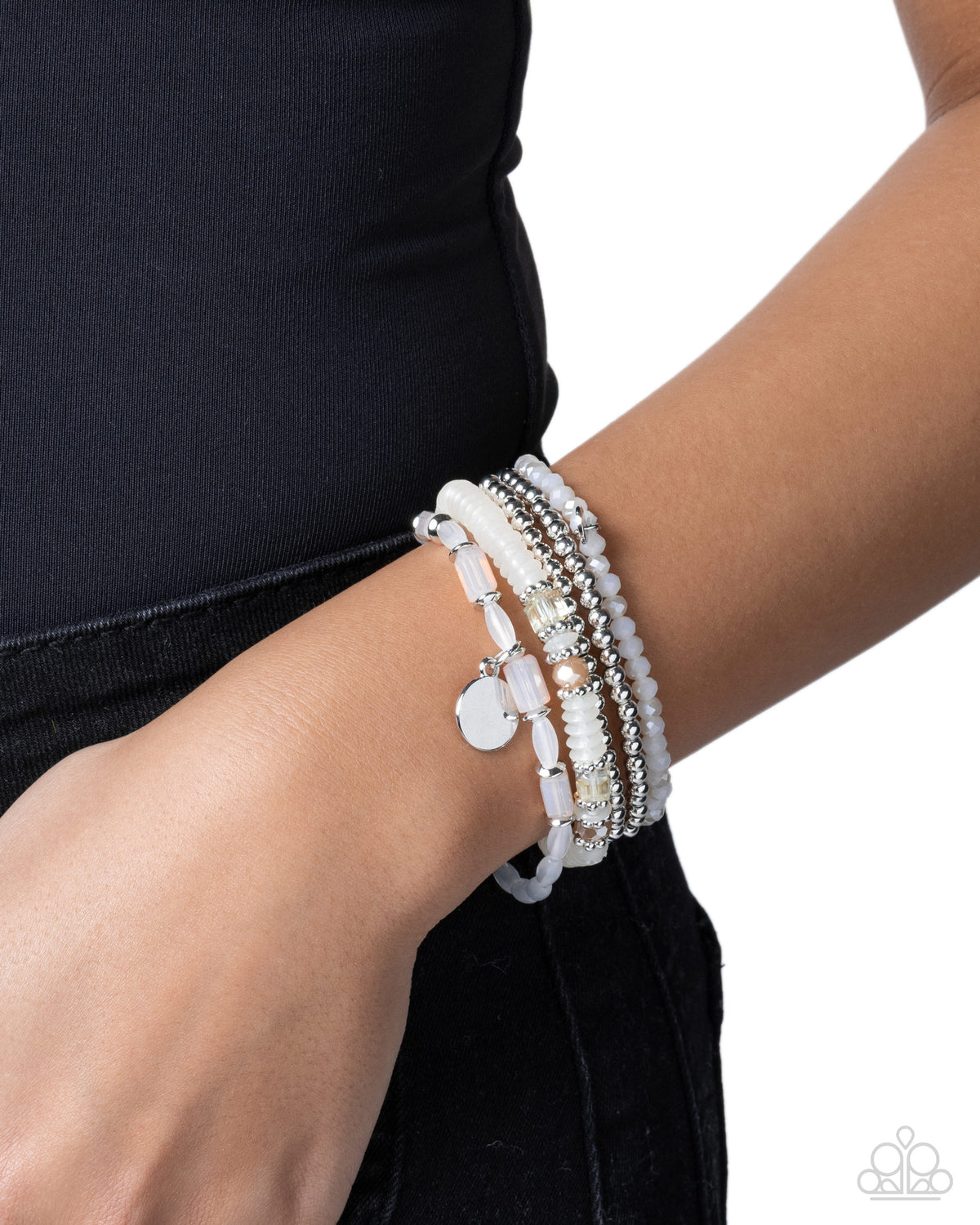 Paparazzi Accessories - Semester Strands - White - Paparazzi Accessories