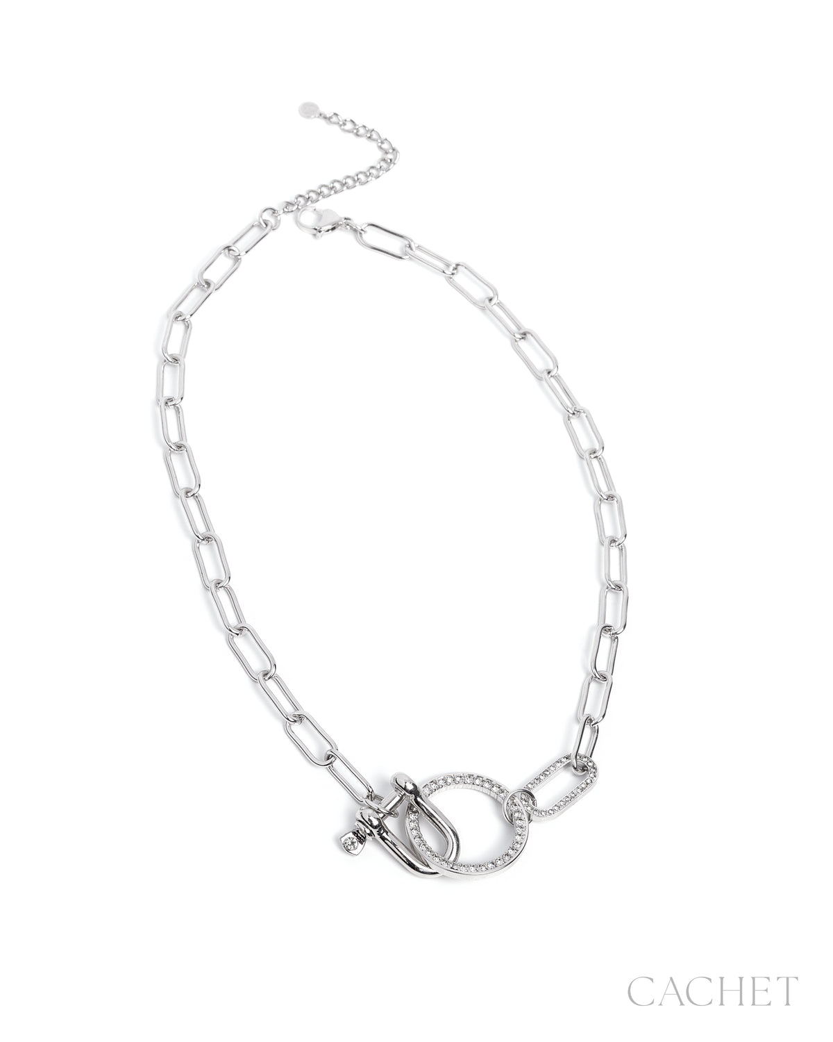 Oath - Rhodium - CACHET - Paparazzi