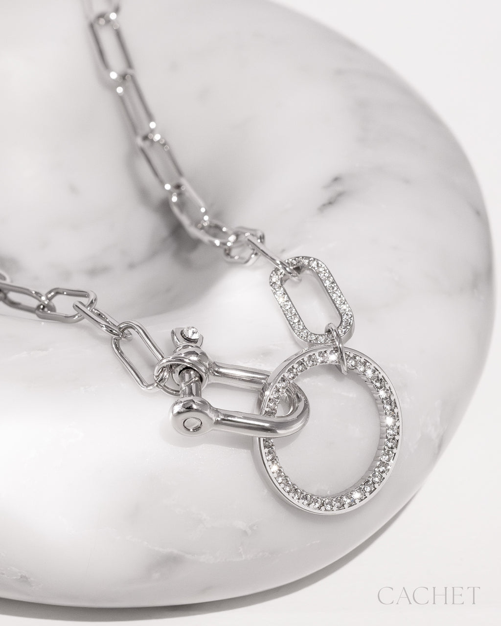 Oath - Rhodium - CACHET - Paparazzi