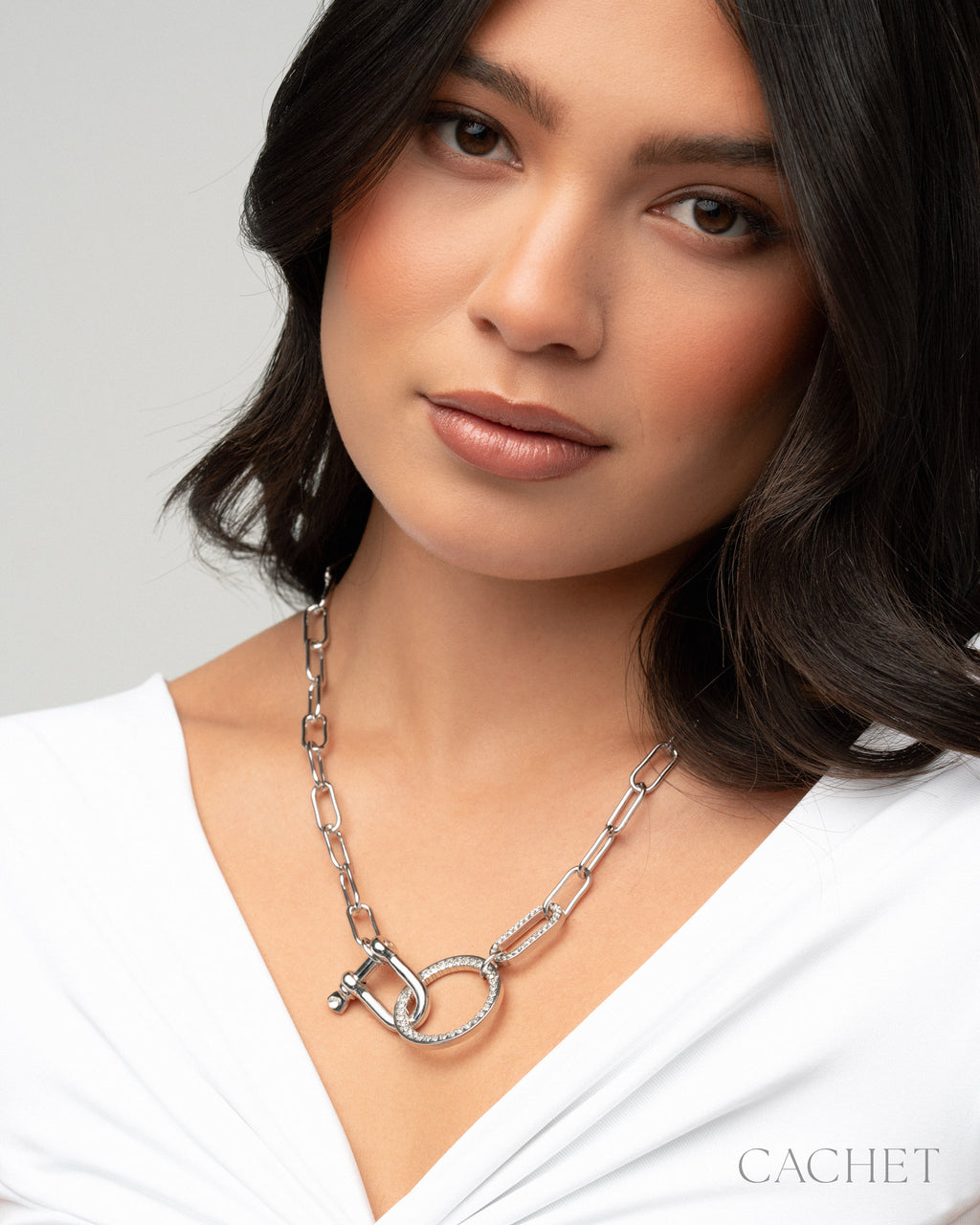 Oath - Rhodium - CACHET - Paparazzi