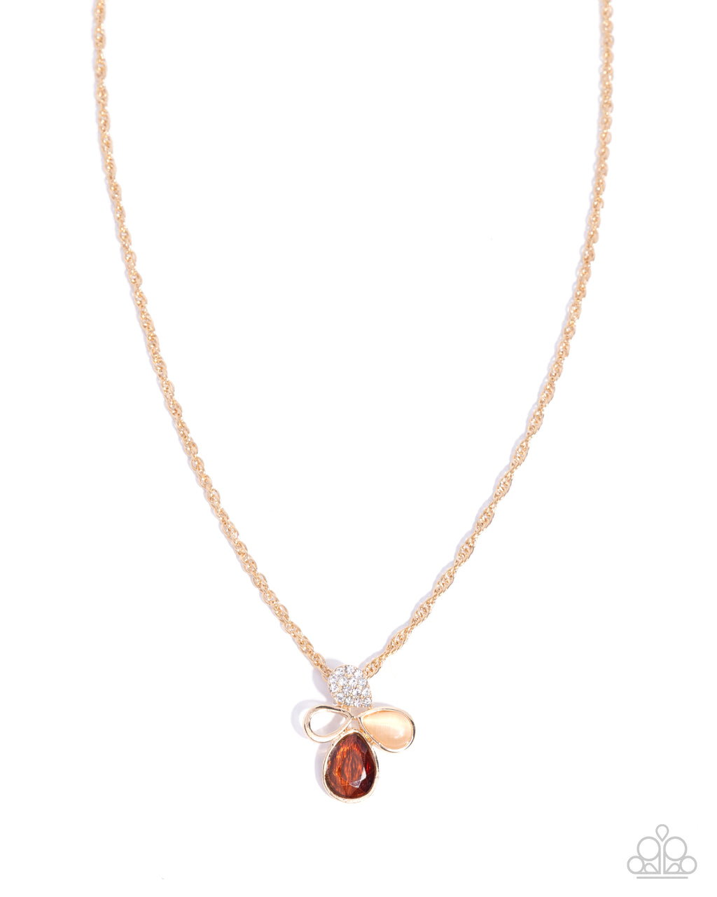 Paparazzi Accessories - Whimsical Wellness - Brown - Necklace