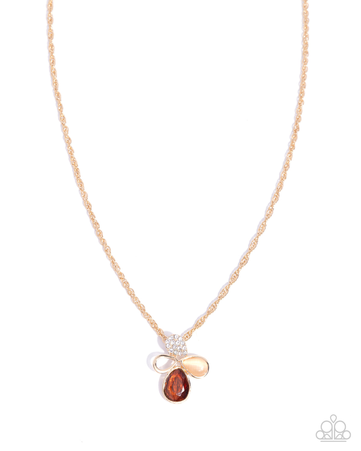Paparazzi Accessories - Whimsical Wellness - Brown - Necklace