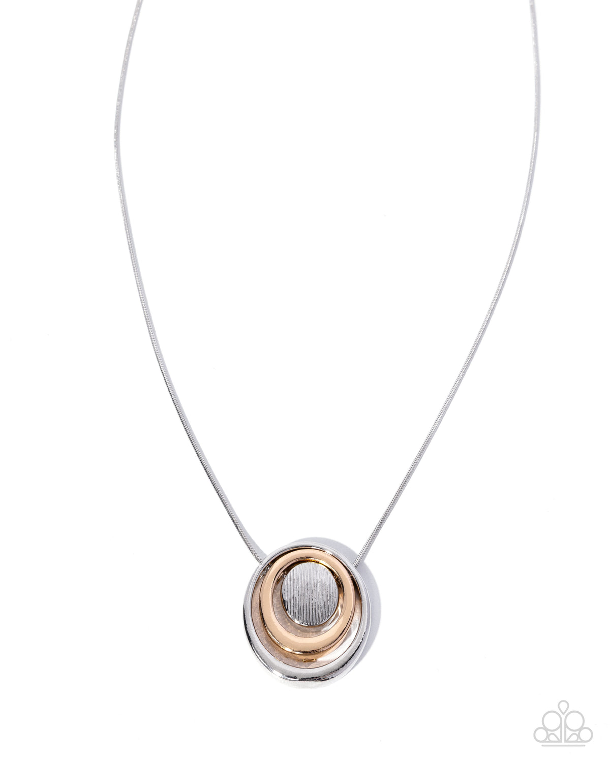 Paparazzi - Concentric Candidate - Silver - Multi Necklace