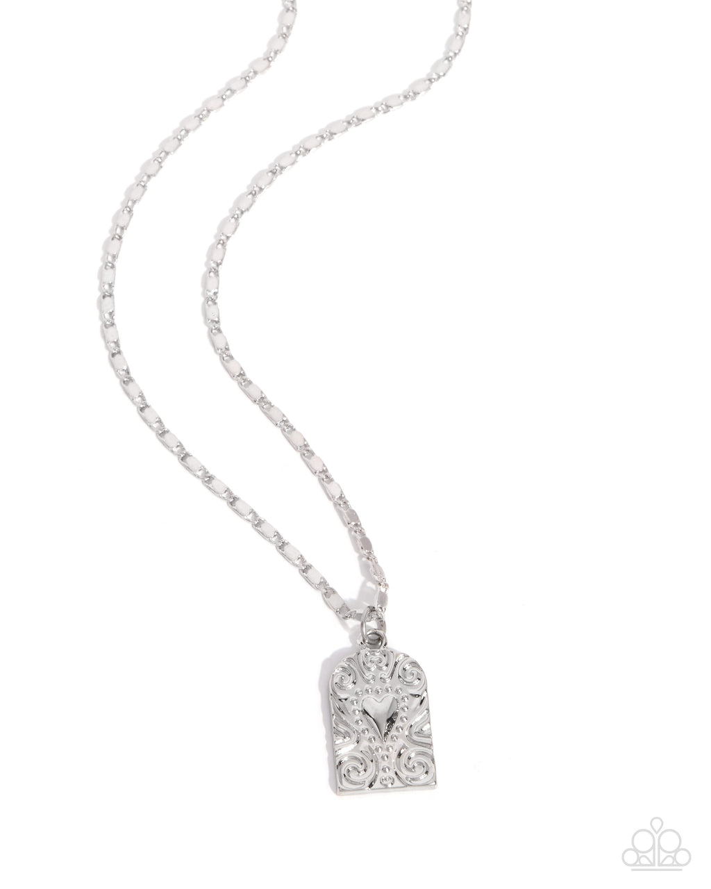 Paparazzi Accessories - Fine Flirtation - Silver - Paparazzi Accessories