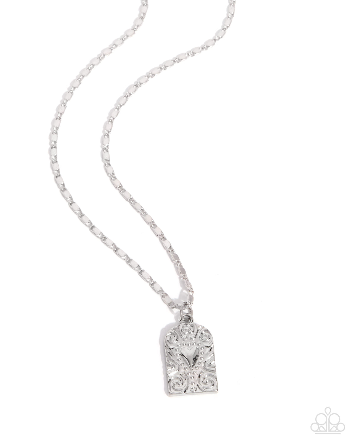 Paparazzi Accessories - Fine Flirtation - Silver - Paparazzi Accessories
