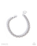 Paparazzi Accessories - CHAIN Power - Silver - Paparazzi Accessories