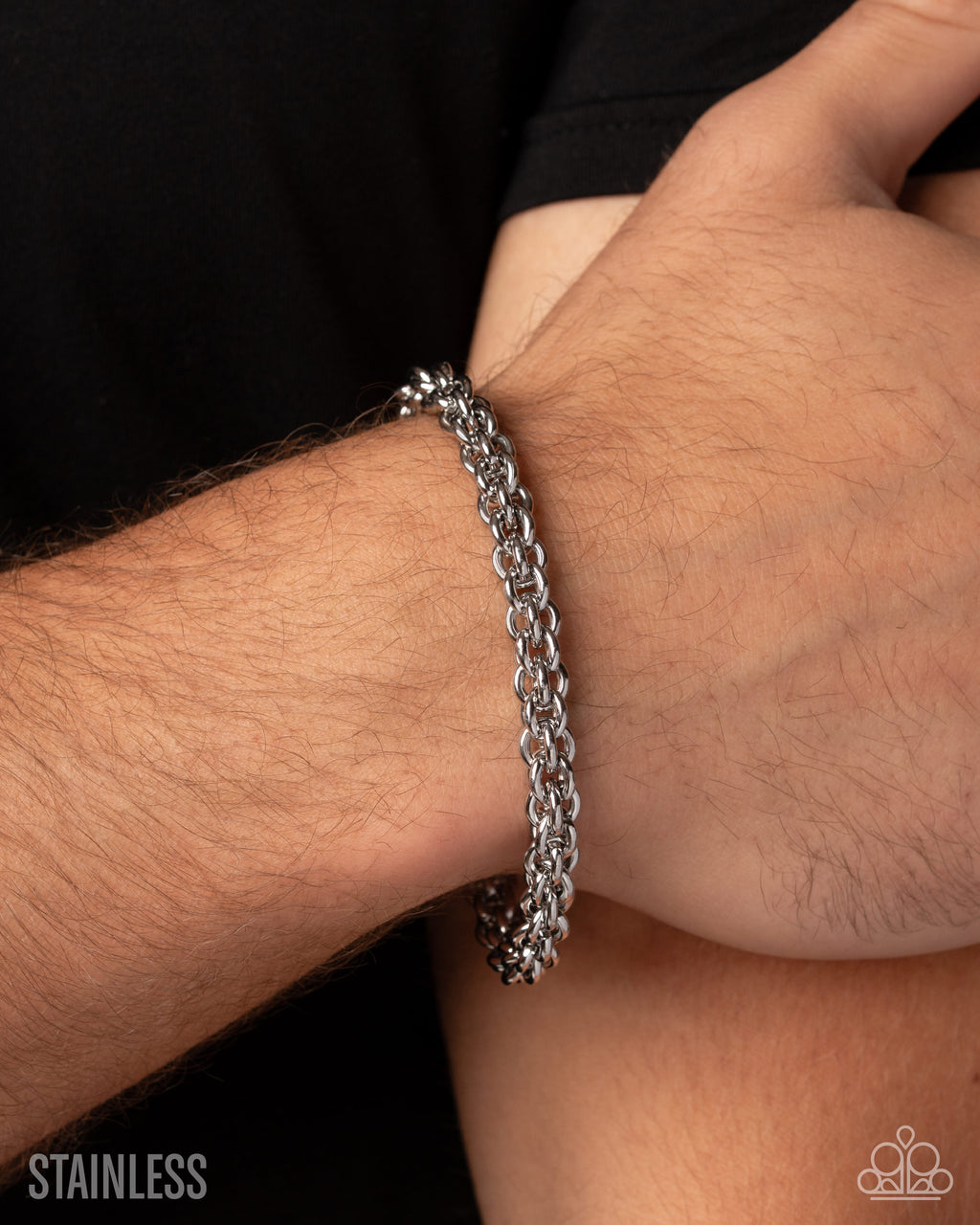 Paparazzi Accessories - CHAIN Power - Silver - Paparazzi Accessories