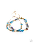 Structured Shimmer - Blue