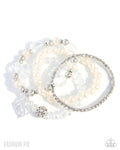- Pastoral Pizzazz - White - Paparazzi Accessories