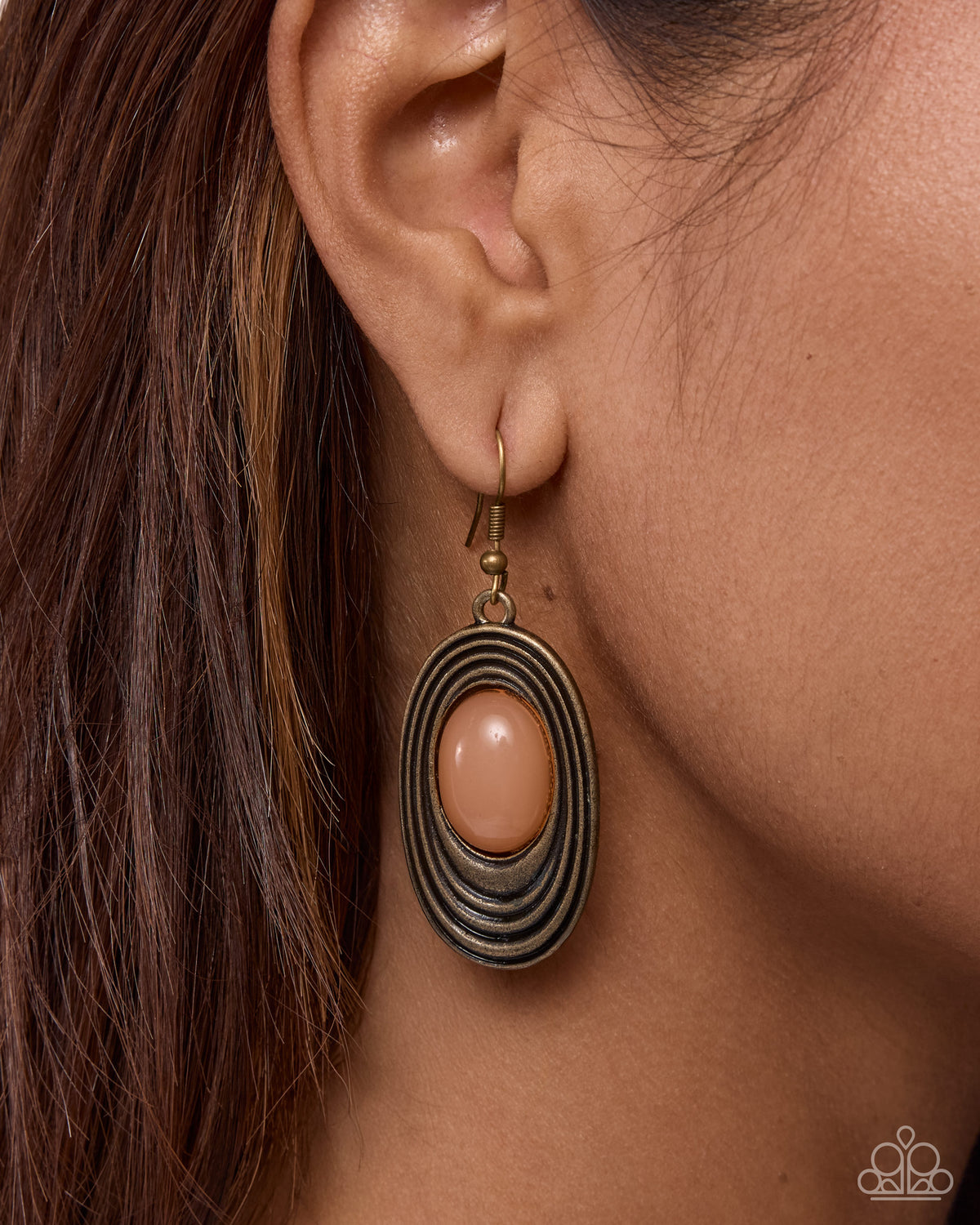 Rippling Range - Brass - Paparazzi Accessories